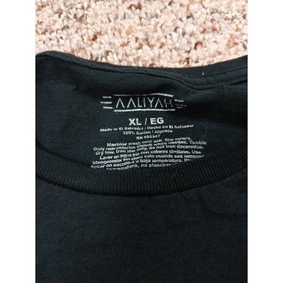 Official Aaliyah Merchandise R&B Graffiti Graphic T-Shirt Adult Size XL - Picture 2 of 9
